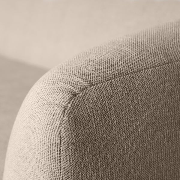 De Eekhoorn SLOPING 3-ZITS BANK NATUREL MELANGE