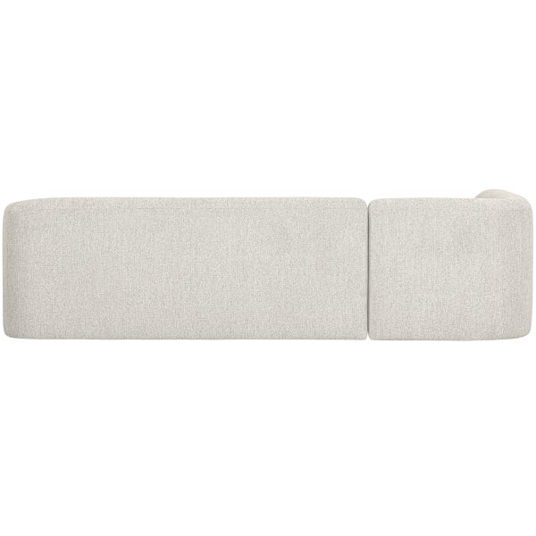 De Eekhoorn SLOPING HOEKBANK LINKS PEARL MELANGE