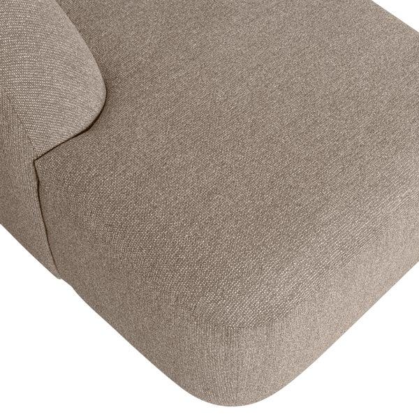 De Eekhoorn SLOPING U-VORM BANK NATUREL MELANGE