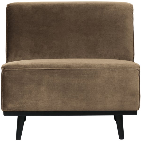 De Eekhoorn STATEMENT 1-ZITS ELEMENT VELVET TAUPE