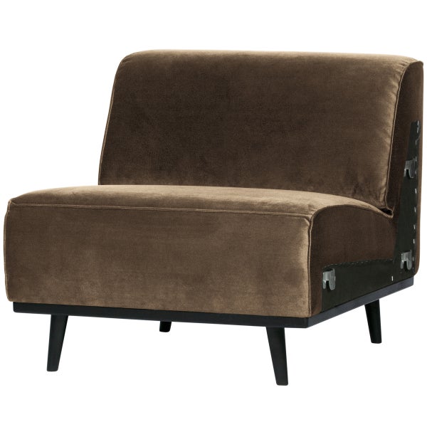 de eekhoorn STATEMENT 1-ZITS ELEMENT VELVET TAUPE