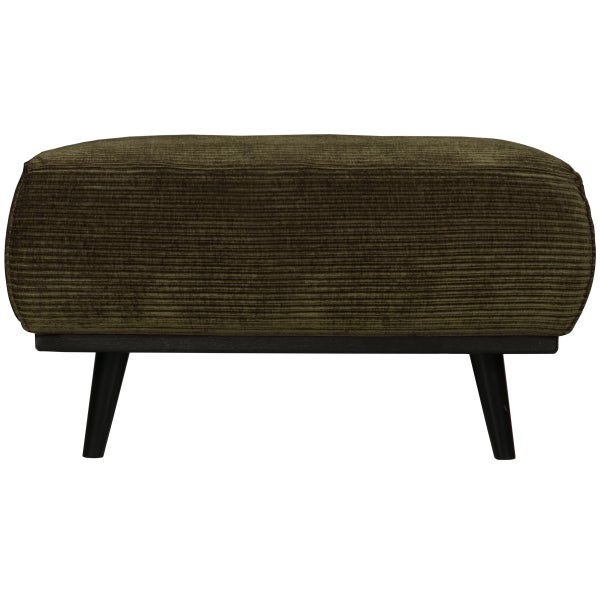 De Eekhoorn STATEMENT HOCKER RIBSTOF WARM GROEN
