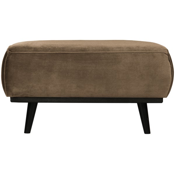 De Eekhoorn STATEMENT HOCKER VELVET TAUPE