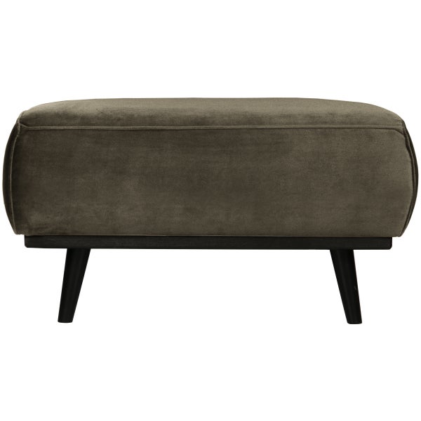 De Eekhoorn STATEMENT HOCKER VELVET WARM GROEN