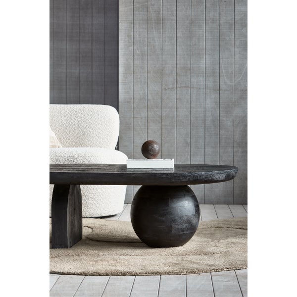 De Eekhoorn STEPPE SALONTAFEL MANGO HOUT ZWART