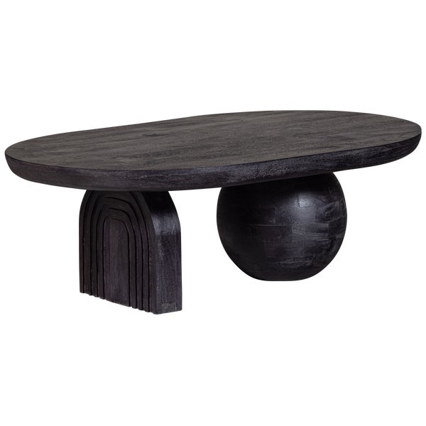 de eekhoorn STEPPE SALONTAFEL MANGO HOUT ZWART