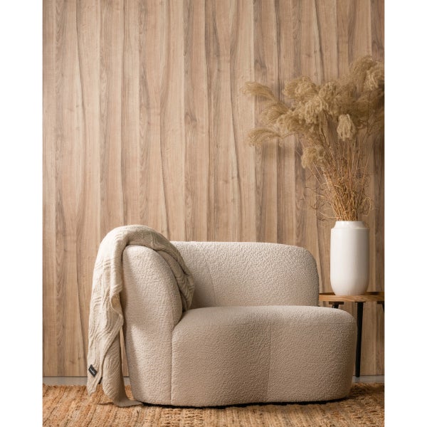 De Eekhoorn STONE BANKJE LINKS BOUCLÉ CRÈME