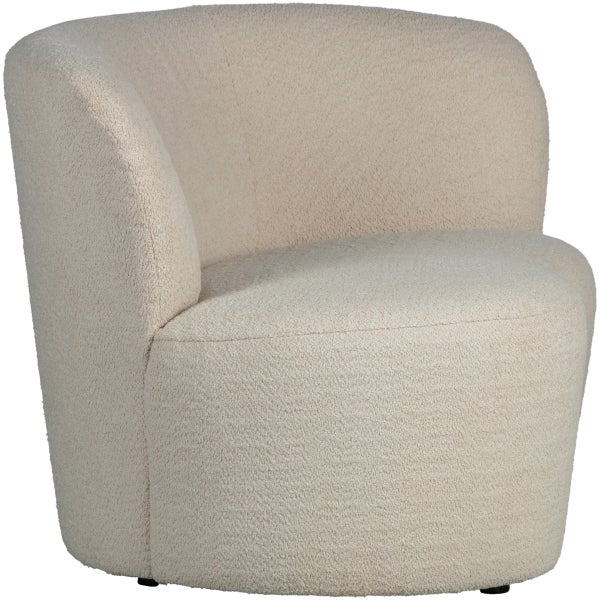 de eekhoorn STONE BANKJE RECHTS BOUCLÉ CRÈME