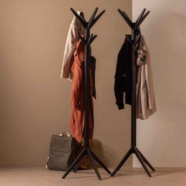 De Eekhoorn STUDIO STAANDE KAPSTOK ZWART