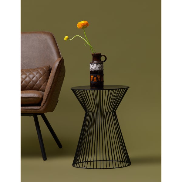 De Eekhoorn SUUS BIJZETTAFEL METAAL ZWART