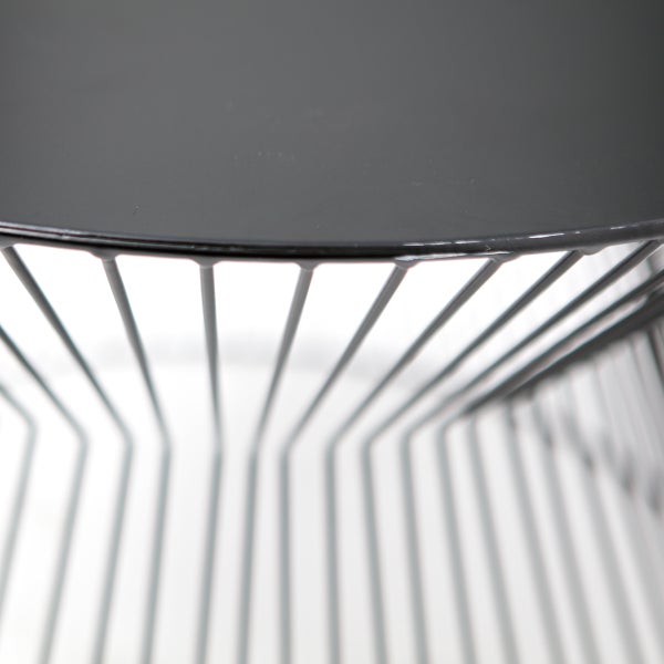 de eekhoorn SUUS BIJZETTAFEL METAAL ZWART