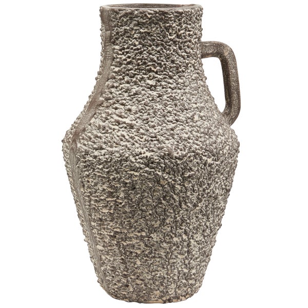 De Eekhoorn TABIA VAAS ALUMINIUM DONKERBRUIN