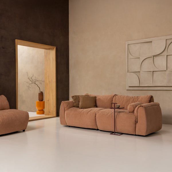 De Eekhoorn TOSTE BIJZETTAFEL METAAL AUBERGINE