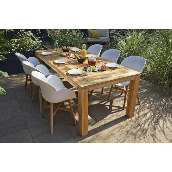 de eekhoorn TULIP TUIN FAUTEUIL TEAK WIT