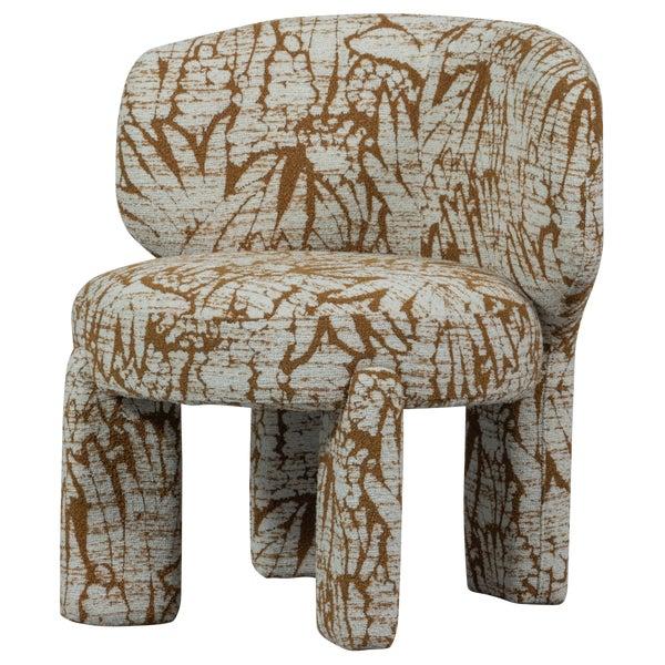 De Eekhoorn UPKE FAUTEUIL MET DESSIN NATUREL/BRUIN