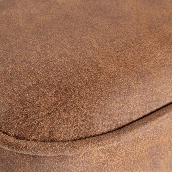 De Eekhoorn VOGUE BARSTOEL 80 CM LEER COGNAC