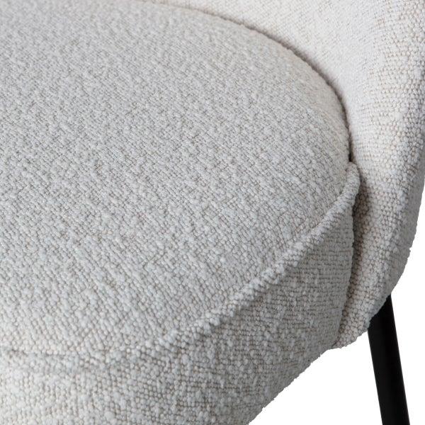 De Eekhoorn VOGUE EETBANK BOUCLÉ NATUREL