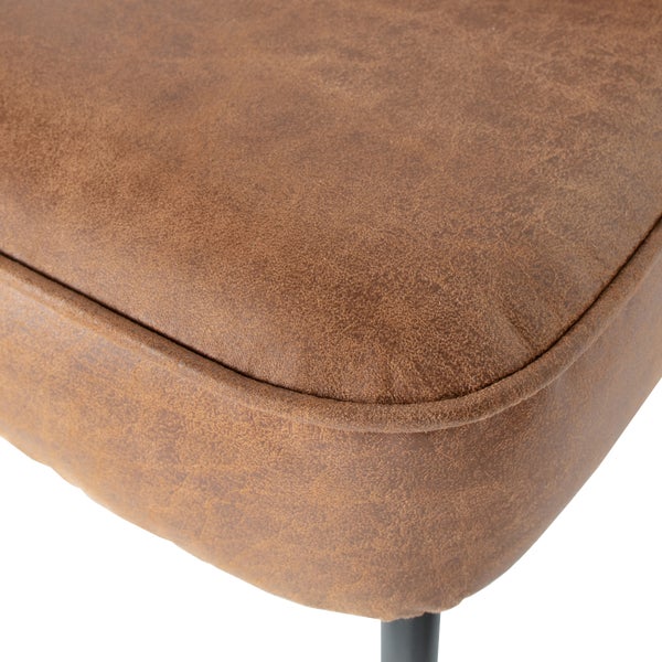 De Eekhoorn VOGUE EETBANK ECOLEER COGNAC