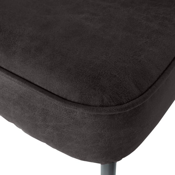 De Eekhoorn VOGUE EETBANK ECOLEER ZWART