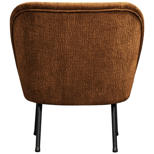 De Eekhoorn VOGUE FAUTEUIL 3D CHENILLE MIDDENBRUIN
