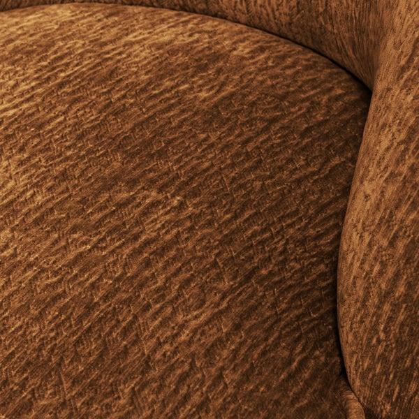 De Eekhoorn VOGUE FAUTEUIL 3D CHENILLE MIDDENBRUIN