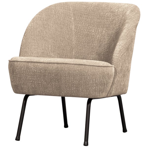 De Eekhoorn VOGUE FAUTEUIL 3D CHENILLE ZAND