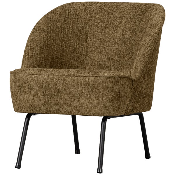 De Eekhoorn VOGUE FAUTEUIL STRUCTURE VELVET BRASS