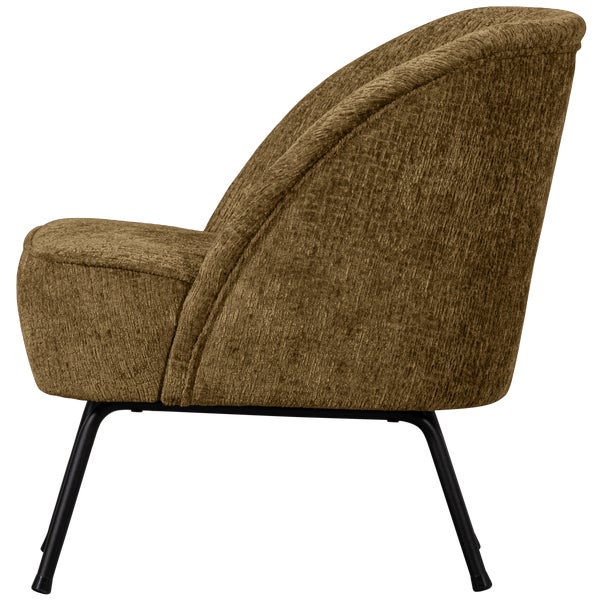 de eekhoorn VOGUE FAUTEUIL STRUCTURE VELVET BRASS