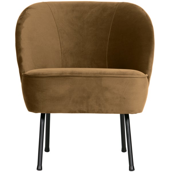 De Eekhoorn VOGUE FAUTEUIL VELVET HONINGGEEL