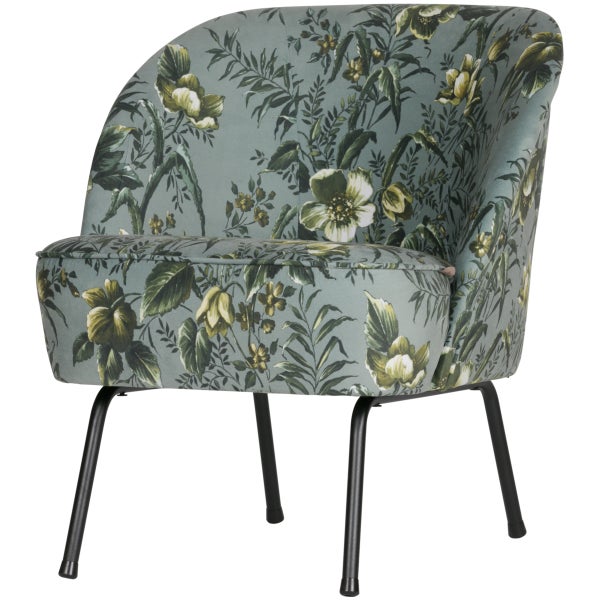 De Eekhoorn VOGUE FAUTEUIL VELVET POPPY GRIJS