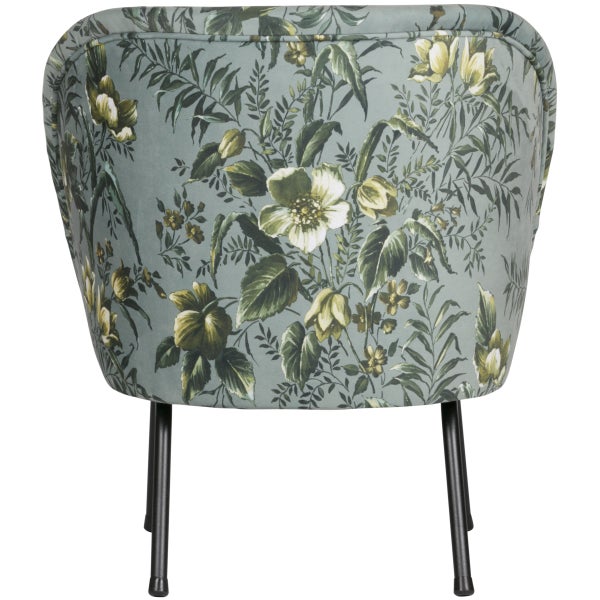 De Eekhoorn VOGUE FAUTEUIL VELVET POPPY GRIJS