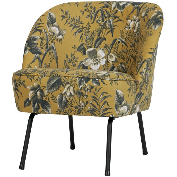 De Eekhoorn VOGUE FAUTEUIL VELVET POPPY MOSTERD