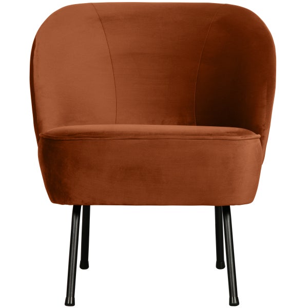 De Eekhoorn VOGUE FAUTEUIL VELVET ROEST