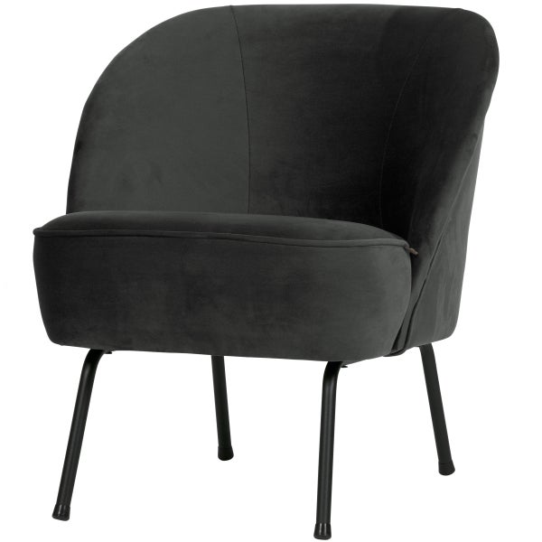 De Eekhoorn VOGUE FAUTEUIL VELVET ZWART