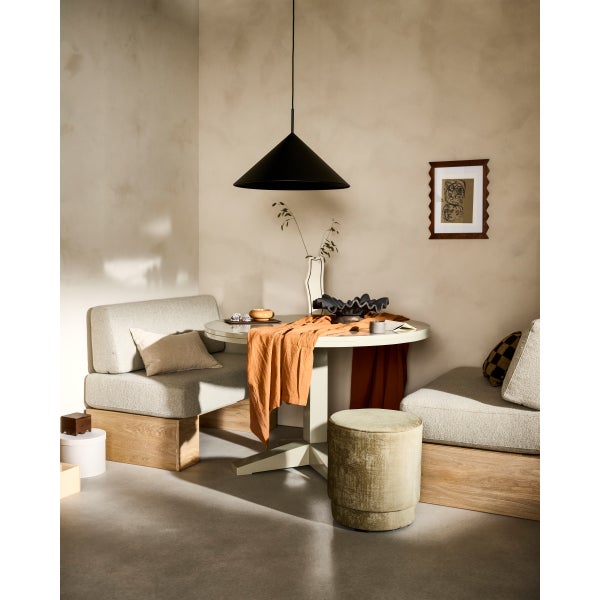 De Eekhoorn DECK ROUND EETTAFEL Ø120 CM MANGO HOUT CLAY