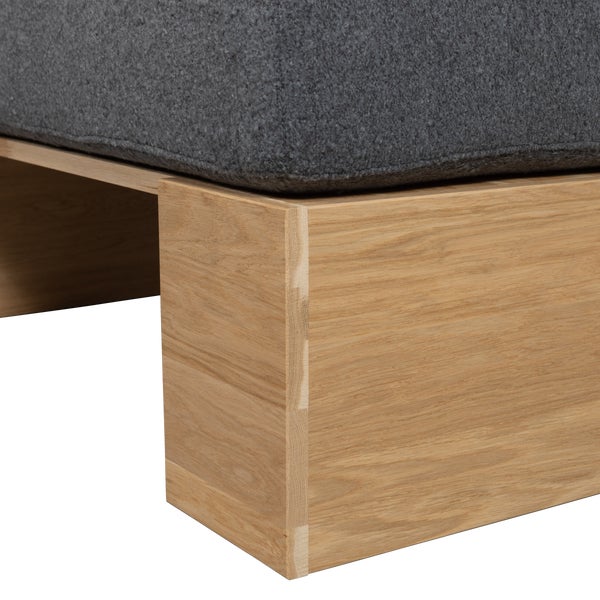 De Eekhoorn EAT UP MUURBANKJE INCL. KUSSENS DENIM EIKEN NATUREL [fsc]