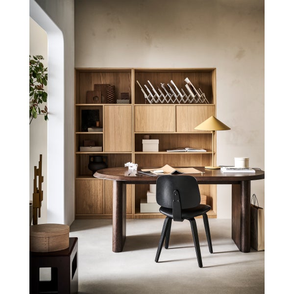 De Eekhoorn ELLIPS EETKAMERTAFEL MANGO HOUT WALNOOT 90X180 CM