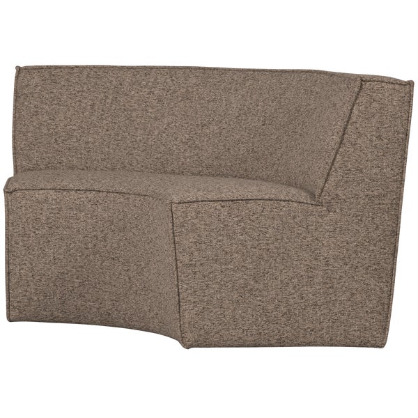 de eekhoorn EUROPA 2-ZITS EETBANK GEWEVEN STOF DONKERBRUIN MELANGE