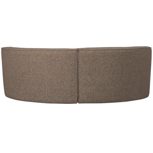 De Eekhoorn EUROPA 4-ZITS EETBANK GEWEVEN STOF DONKERBRUIN MELANGE