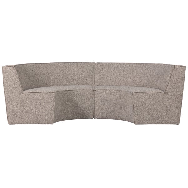 de eekhoorn EUROPA 4-ZITS EETBANK GEWEVEN STOF ZAND MELANGE