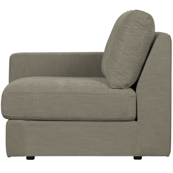 de eekhoorn FAMILY 1-ZITS ELEMENT MET ARM LINKS WARM GRIJS