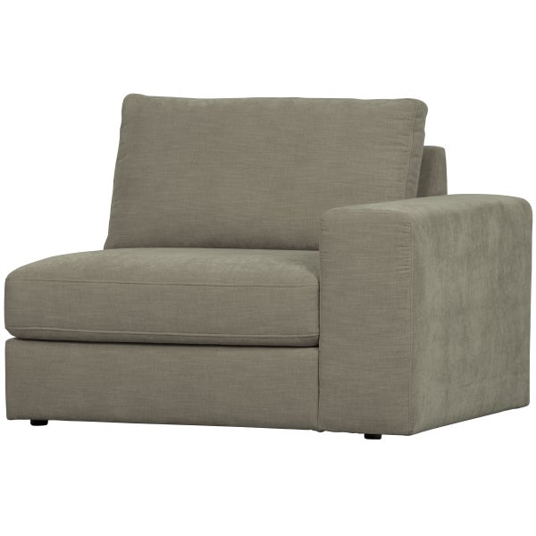 De Eekhoorn FAMILY 1-ZITS ELEMENT MET ARM RECHTS WARM GRIJS