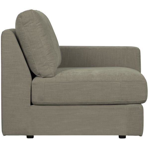 de eekhoorn FAMILY 1-ZITS ELEMENT MET ARM RECHTS WARM GRIJS