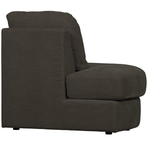 de eekhoorn FAMILY 1-ZITS ELEMENT RONDE HOEK LINKS ANTRACIET