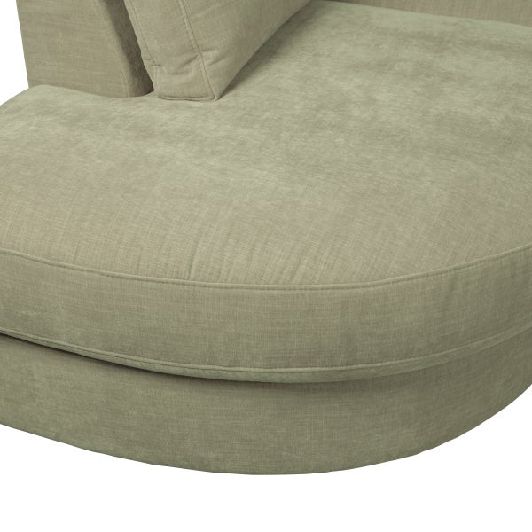 De Eekhoorn FAMILY 1-ZITS ELEMENT RONDE HOEK LINKS GROEN