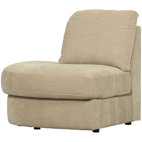 De Eekhoorn FAMILY 1-ZITS ELEMENT RONDE HOEK LINKS ZAND