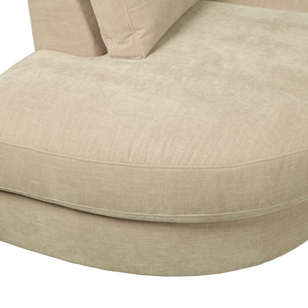 De Eekhoorn FAMILY 1-ZITS ELEMENT RONDE HOEK LINKS ZAND