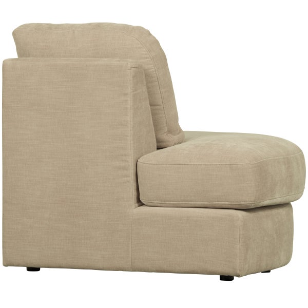 de eekhoorn FAMILY 1-ZITS ELEMENT RONDE HOEK LINKS ZAND