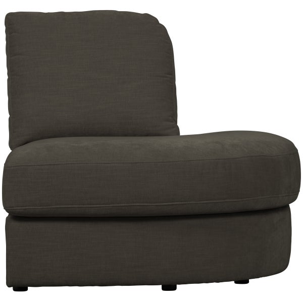 De Eekhoorn FAMILY 1-ZITS ELEMENT RONDE HOEK RECHTS ANTRACIET