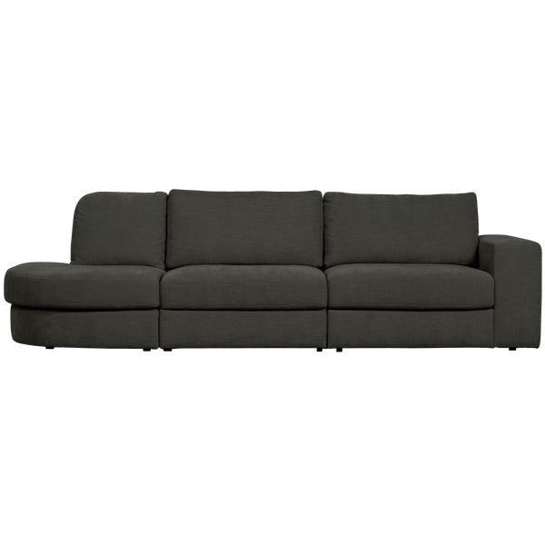 De Eekhoorn FAMILY 2 5-ZITS BANK RONDING LINKS ANTRACIET